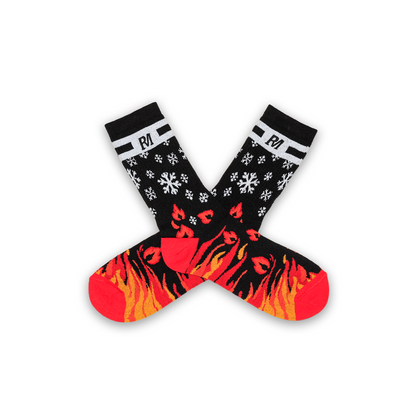 Fire vs Ice Socken